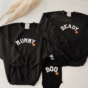 Mummy & Deady Family Sweatshirts 🎃